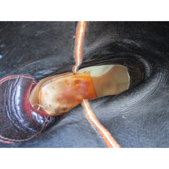 Tony Lama Cowboy Boots Men 10 EEE 3E Brown Leather Western Work Wear - Picture 11 of 13